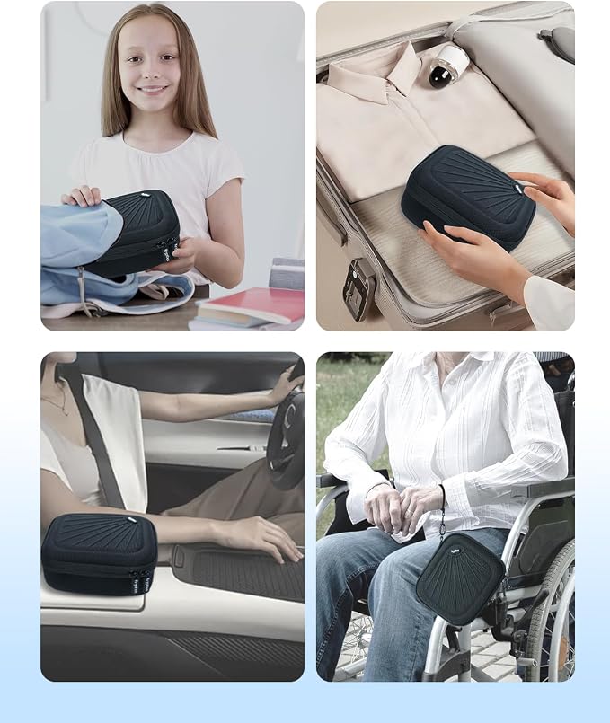 Carrying Case for Portable Handheld Inhaler Nebulizer Asthma Inhaler Black | - Image 7