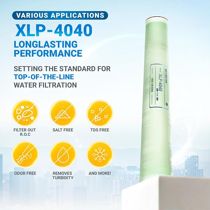 XLP-4040 Reverse Osmosis 4" x 40" RO Membrane, 2300 GPD | XLP 4040 - Image 6