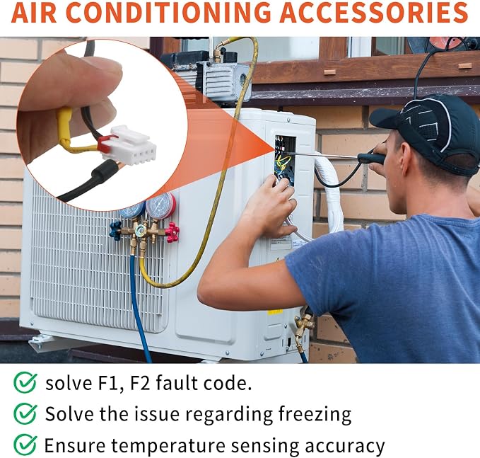 Air Conditioner Temperature Sensor Thermistor Probe Freeze Control Sensor - Image 6