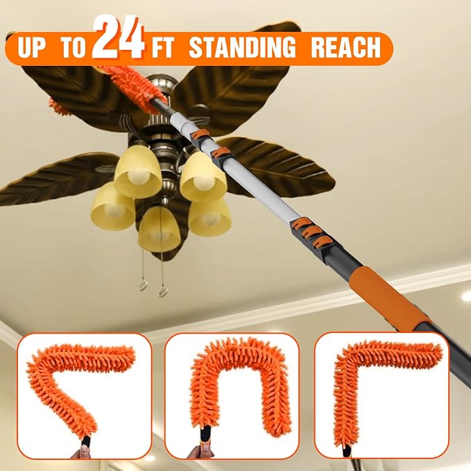 LAANPOLE 30FT High Reach Duster Cleaning Kit - Image 7