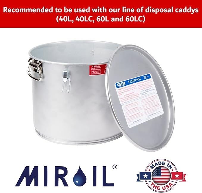 MirOil RB22FS Oil Polishing Filter Bag, Maintain Quality & Taste of Fried Foods - Image 7
