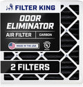 Filter King 16x20x5 Air Filter Carbon Odor Eliminator Dust Defense, Pleated by FilterKing