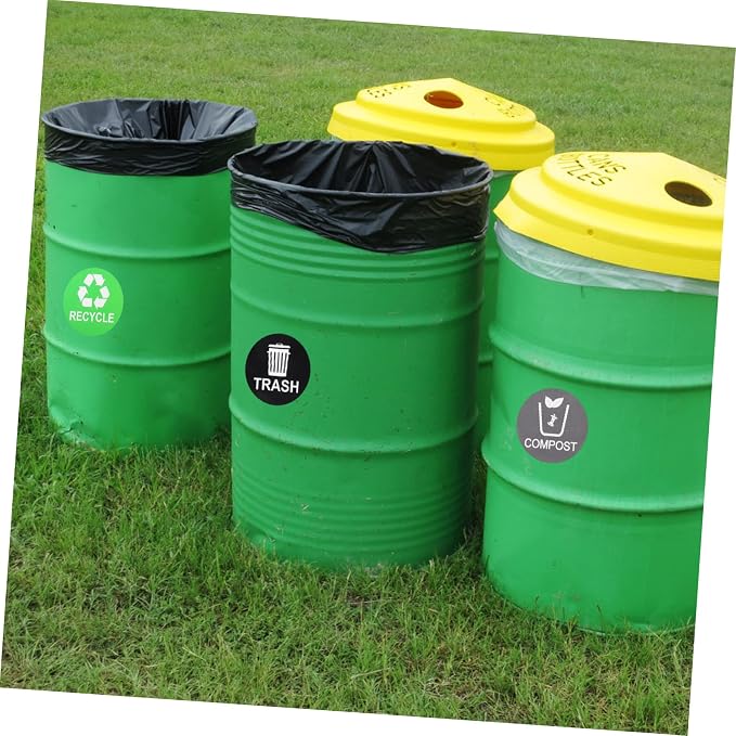 9pcs Trash Can Stickers for Waste Sorting Self-Adhesive Garbage Classification - Image 7
