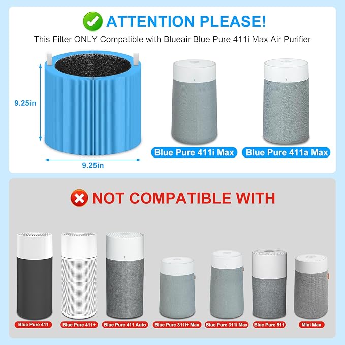 411i/411a Max Replacement Filter Compatible - Image 2