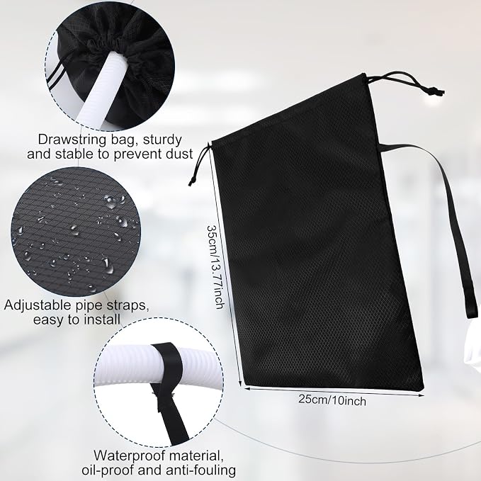 Huhumy 2 Packs Respirator Mask Covers Reusable Storage Bag - Image 2