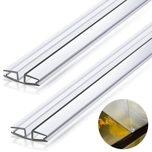 Landical 2 Pack PVC Piano Style Hinge, 39.37 Inch Each Flexible Living Plastic by Landical