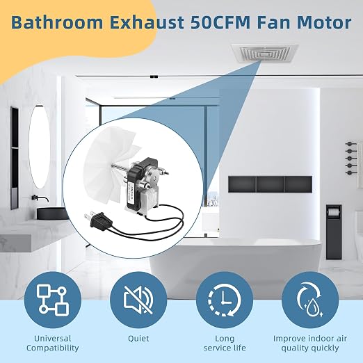 Universal SM550 Bathroom Vent Fan Motor Compatible - Image 4