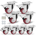 2" Heavy Duty Plate Casters by CLOATFET