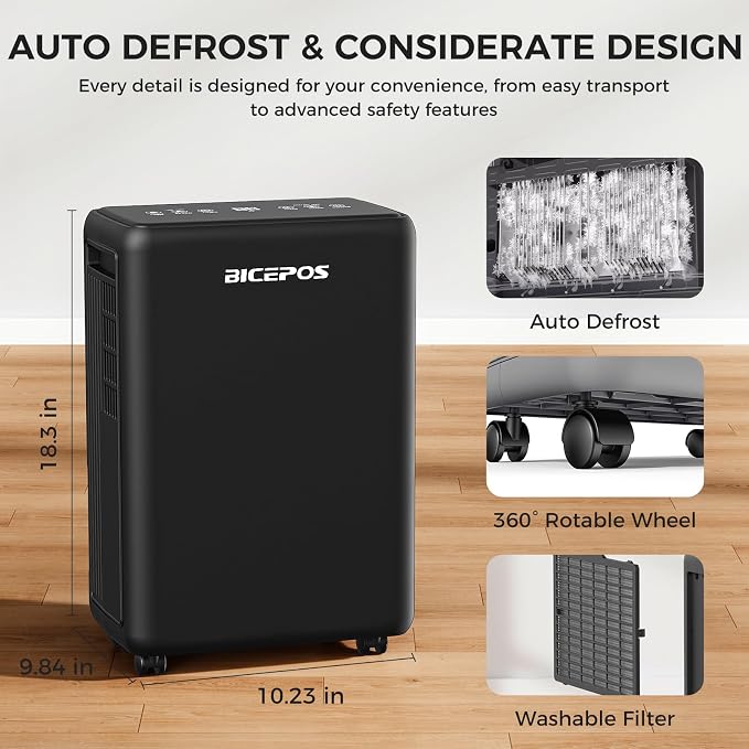 2000 Sq.Ft Dehumidifier for Basement, 30 Pints Dehumidifiers for Home - Image 8