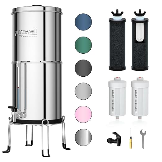 Purewell 8-Stage 0.01μm Ultra-Filtration Water Filter System, 304 Stainless by Purewell