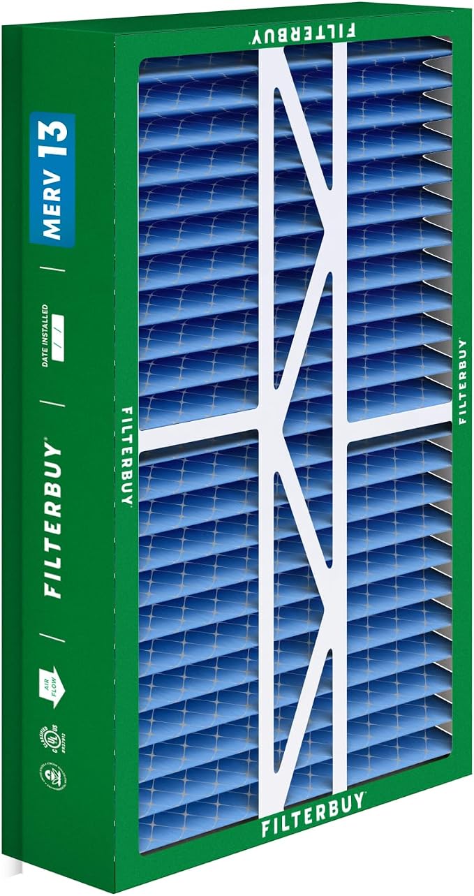 Filterbuy 17.5x27x5 Air Filter MERV 13 Optimal Smoke & Allergy Defense - Image 9
