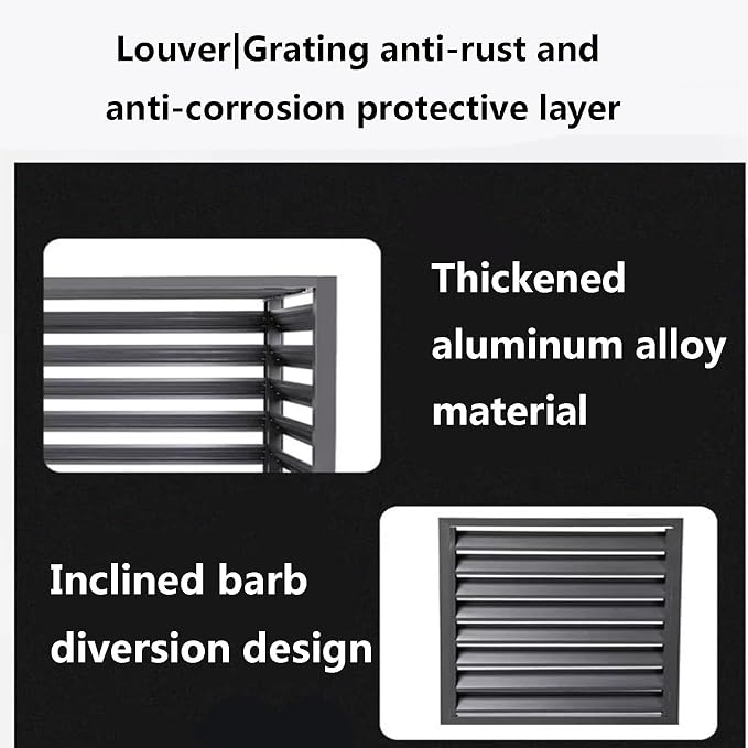 Aluminum Outdoor Condenser Protective Cover, freestanding Enclosure to Cover - Image 7