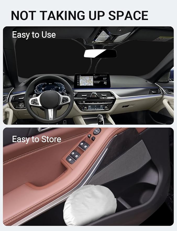 Proadsy Windshield Sun Shade for 2019-2025 2026 BMW X5 M Sport xLine SUV - Image 9