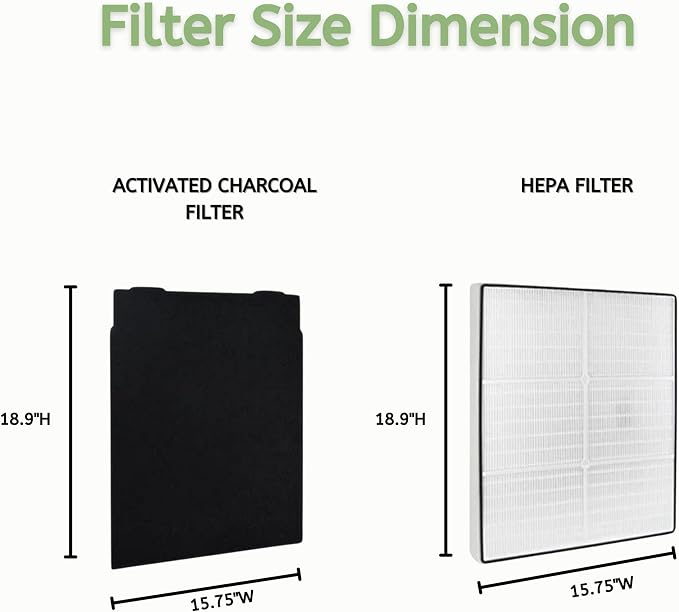 Nispira True HEPA Carbon Pre Filter Set Compatible - Image 3