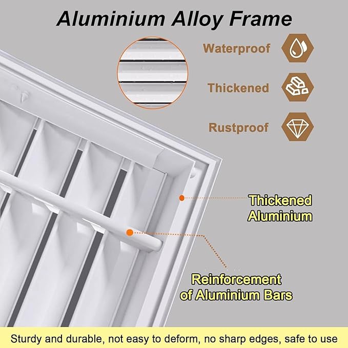 Adjustable Duct Vent Cover Grill - Image 4