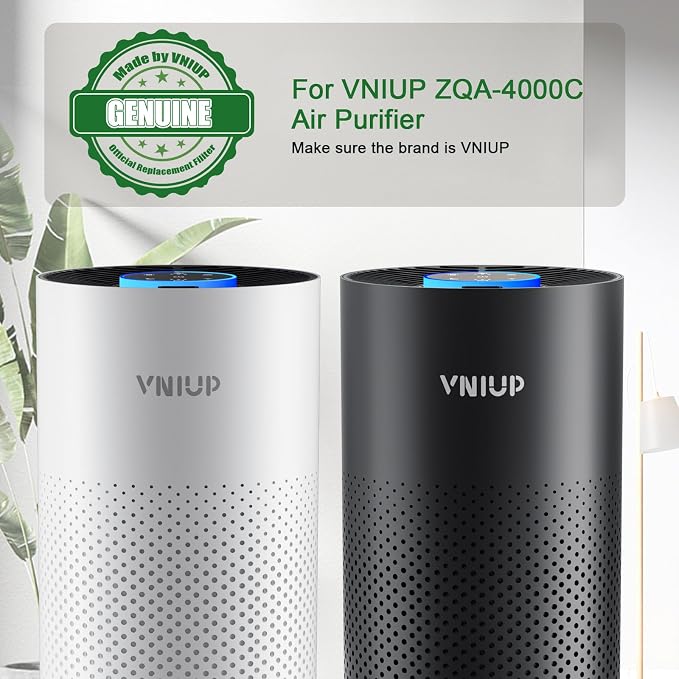 2 Pack ZQA-4000C Replacement Filter ZQA-4000C Air Purifier, H14 True Air - Image 2