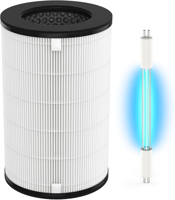 AP-T40 Replacement Filter & UV-C Replacement Bulbs Compatible by CFKREYA