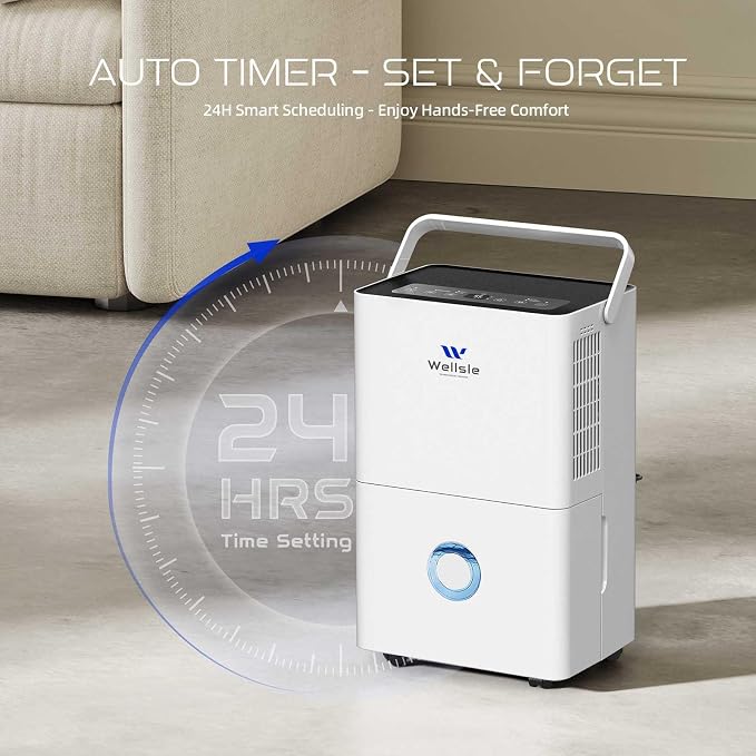 4500 Sq.ft Dehumidifier for Basement and Garage, 80 Pints Home Dehumidifier - Image 4