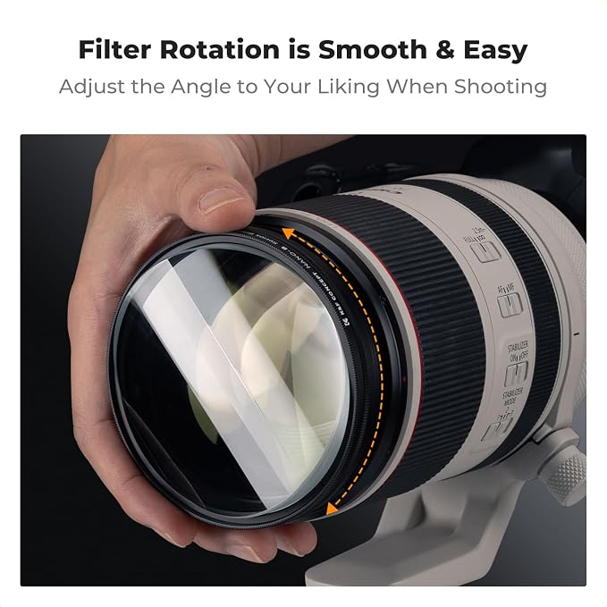 K&F CONCEPT 67mm Bilateral Blur Ghost Motion Filter Super Speed Effects - Image 5