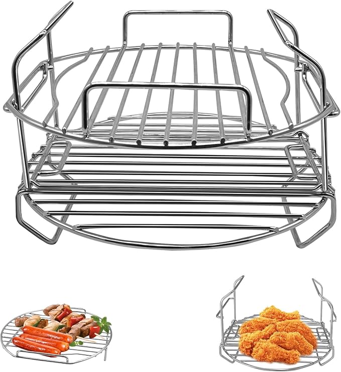 Air Fryer Wire Rack for Ninja Foodi FD401 12 IN 1 OS401 10 IN 1 8 Quart by Unknown