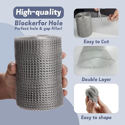 8" X 50 ft 304 Stainless Steel Mesh, Wire Mesh - Image 4