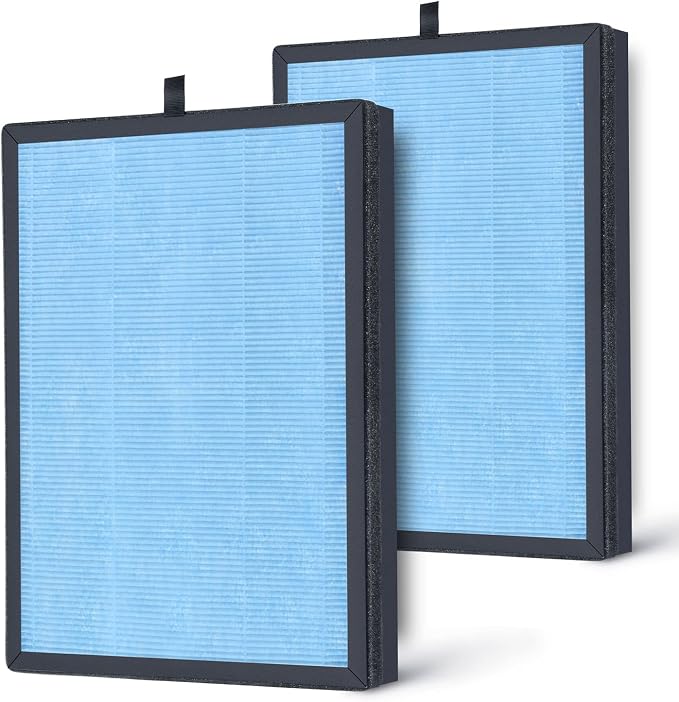 AIRTOK Air Purifier AP1002 Replacement Filter, H13 True HEPA Filters 2 Pack by AIRTOK