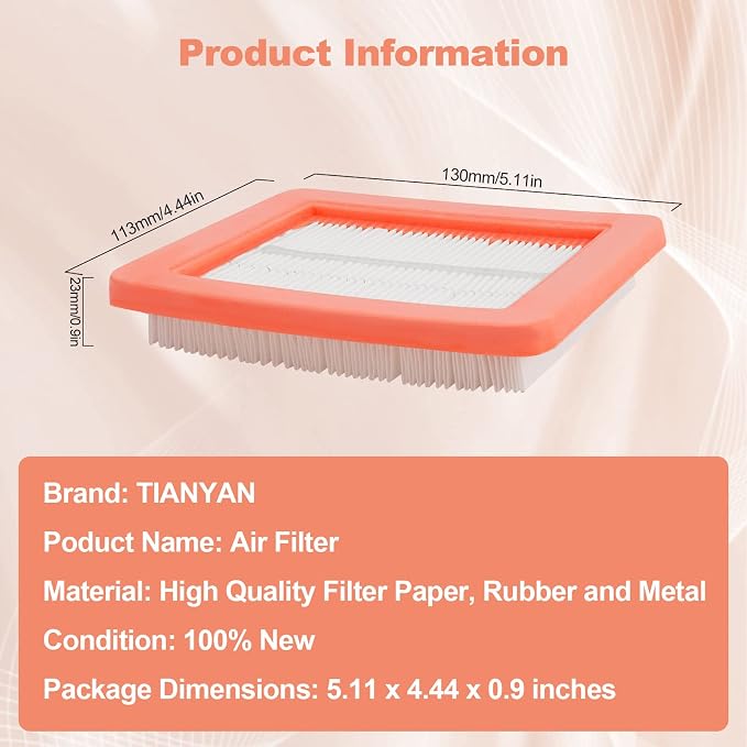 TIANYAN 17211-Z8B-901 Air Filter - Image 2
