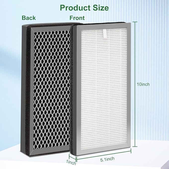 4 Pack 15 Replacement Filter for MA Air Puri-Fier Models 15, 3-in-1 Contains - Image 2