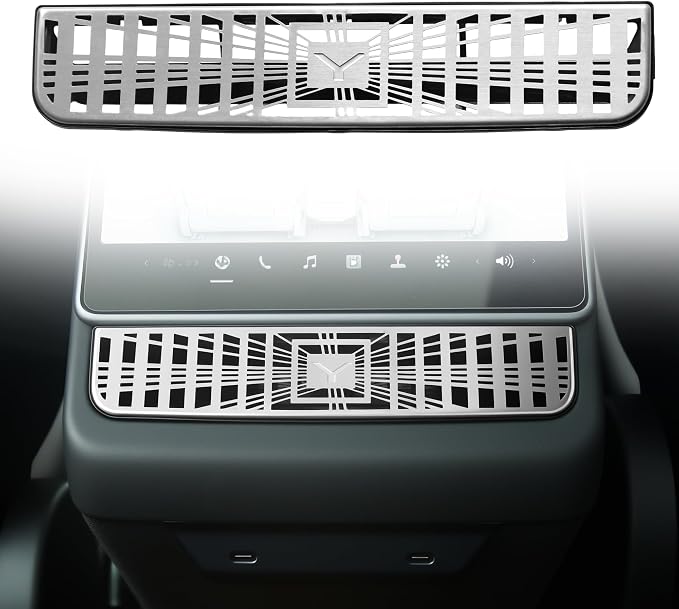 TOPABYTE Rear AC Vent Cover for Tesla Model Y Juniper 2026 Model 3 Highland | by topabyte