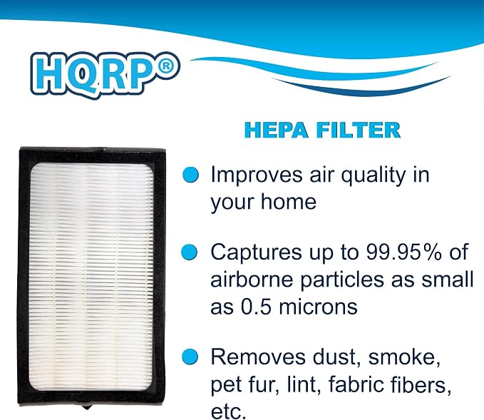 HQRP Filter E + 4-Pack Carbon Filters Compatible - Image 5
