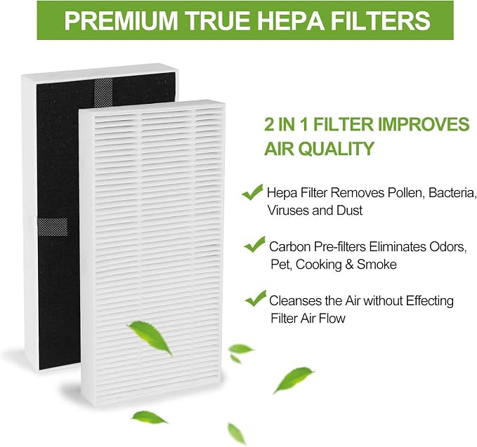 Air Filter Replacement for Honeywell u & Febreze Air purifier FRF102B | For - Image 4