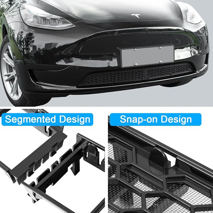 Grille Mesh Inserts for Tesla Model Y 2021-2025 Front Air Inlet Vent Grille - Image 3