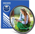 NEEWER 77mm Black Diffusion 1/8 Filter, Soft Dreamy Cinematic Effect, Ultra by Neewer