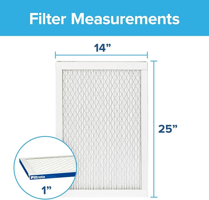 Filtrete 14x25x1 AC Furnace Air Filter, MERV 13, MPR 2200, Elite Allergen - Image 2