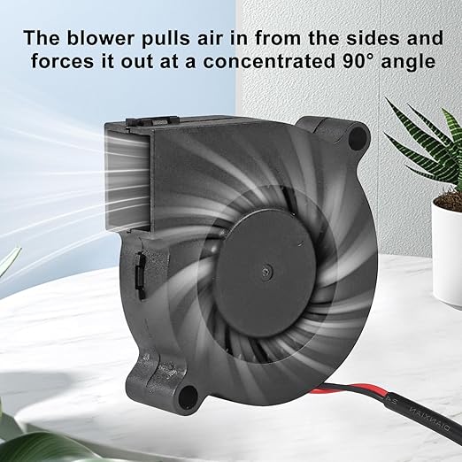 6Pcs 50mm Cooling USB Blower Fan 5015 5V USB 5 Volt Fans Blower Turbine Turbo - Image 4