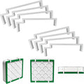 Updated 2 Sets Box Fan Filter Clips, Air Filter Holder Sealed No-Gap by ZYRELYNX