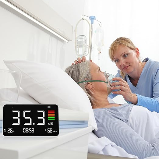 Digital Decibel Meter, 30-130dBA Desktop Digital Sound Level Meter - Image 7