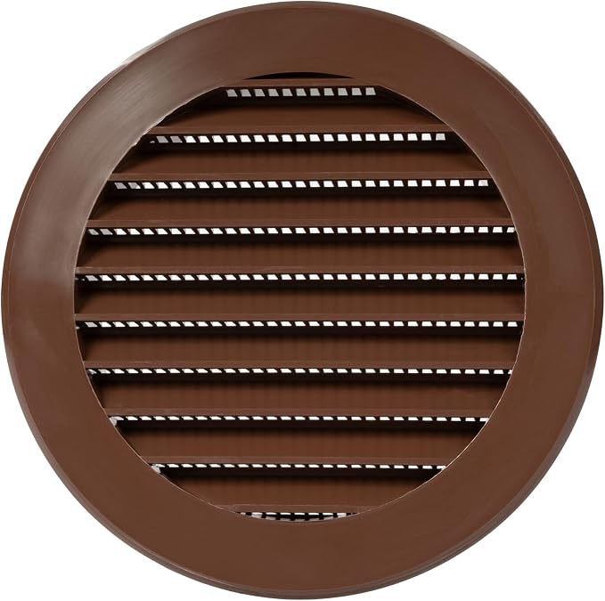 Repa Market 4 Inch Round Brown Vent Cover/Plastic Air Vent Grille - Image 7