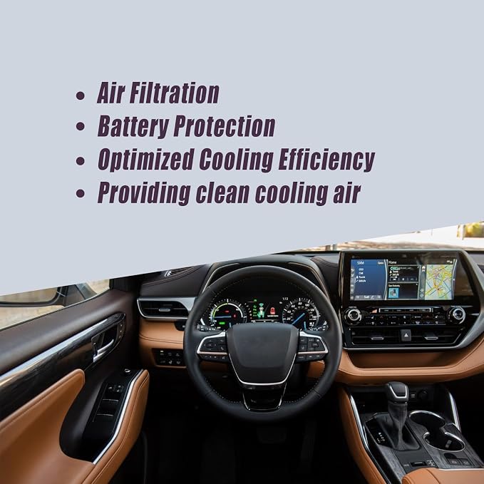4Pcs G92DJ-47020 G92DJ-48020 HV Battery Cooling Air Intake Filter Screen Fit - Image 5