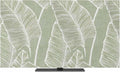 Tropical Plants Palm Leaf Indoor TV Cover, Elastic TV Screen Protector Retro by Unknown