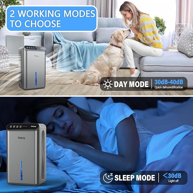 Dehumidifier for Home, Small Quiet Dehumidifiers - Image 6
