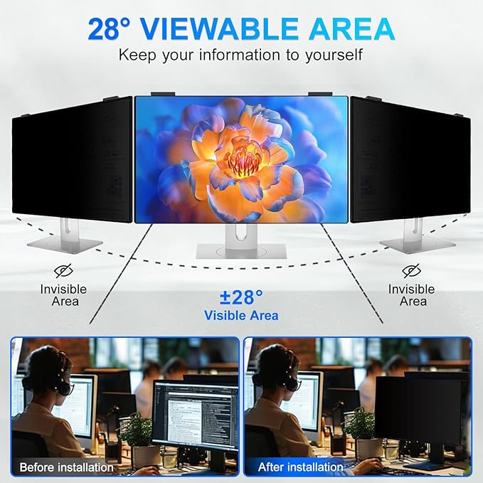 Magnetic 23.8 Inch Privacy Screen - Image 3