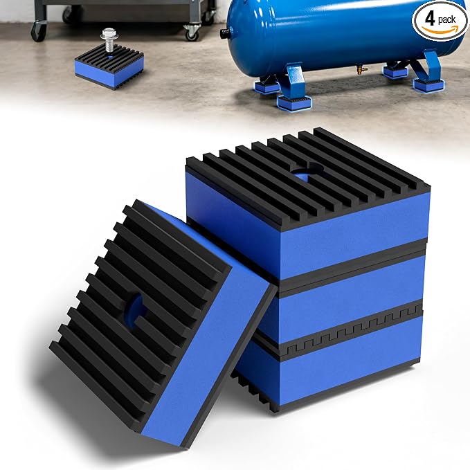 2" X 2" Anti Vibration Pads, Rubber Vibration Isolation Pads by Unknown