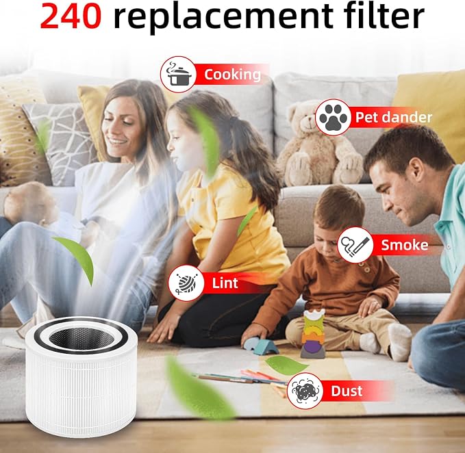 240 Replacement Filter for Puroair 240 Air Purifier, 3-in-1 Filter Replacement - Image 8