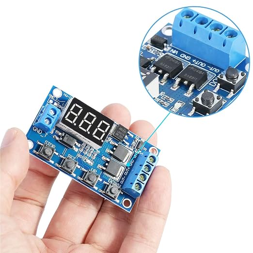 2 pcs DC 5V-36V Relay Module Digital LED Relay Board Trigger Cycle Switch Delay - Image 2