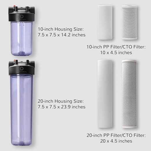 Airthereal Whole House Water Filter Housing, Pre-Filtration System - Image 8