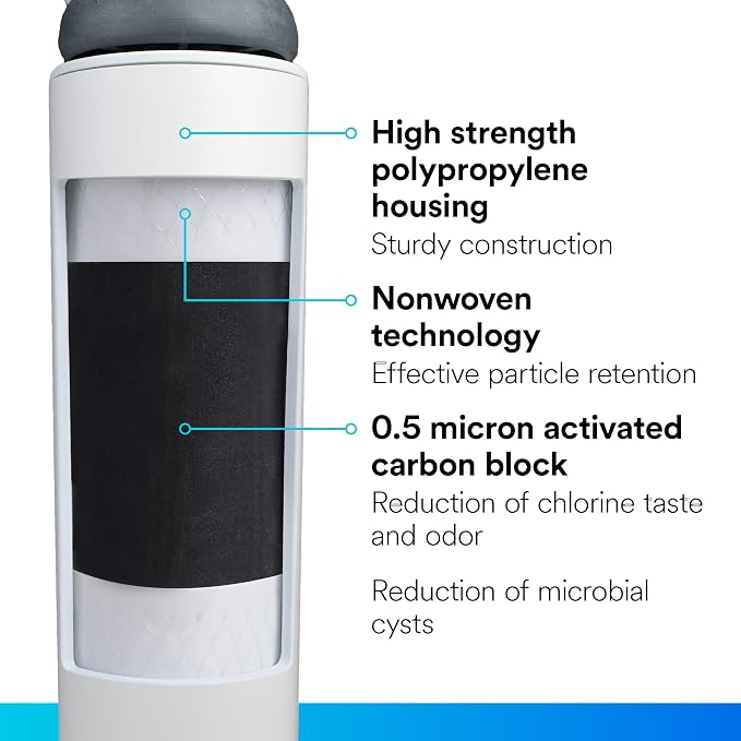 Filtrete Advanced Under Sink Quick Change Water Filtration Filter 3US-PF01 - Image 5