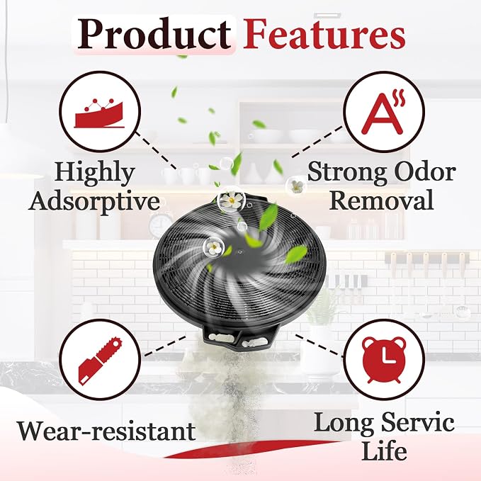 4 Pcs CACF006 Range Hood Carbon Filters Compatible - Image 6