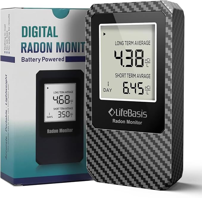 LifeBasis Radon Detector, Radon Test by LifeBasis