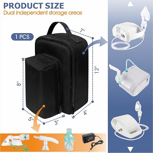 Portable Device Carrying Case Travel Organizer, Water-Resistant 600D Fabric - Image 2